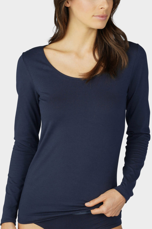 Mey Serie Cotton Pure Long-Sleeved Shirt